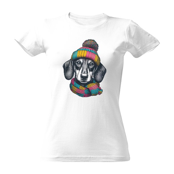 Dámské triko Jezevčík kulich