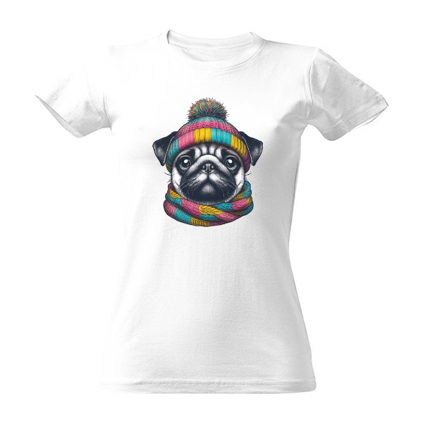 Dámské triko Mops kulich