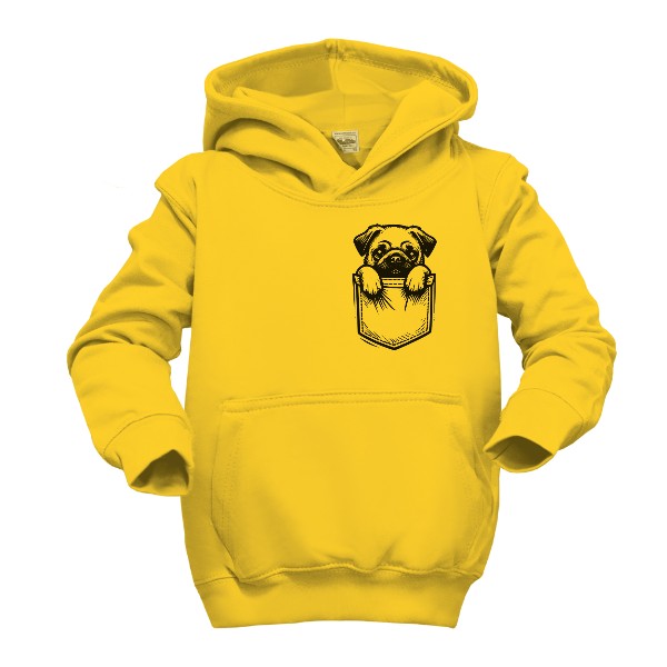 Dětská mikina Mops Pocket