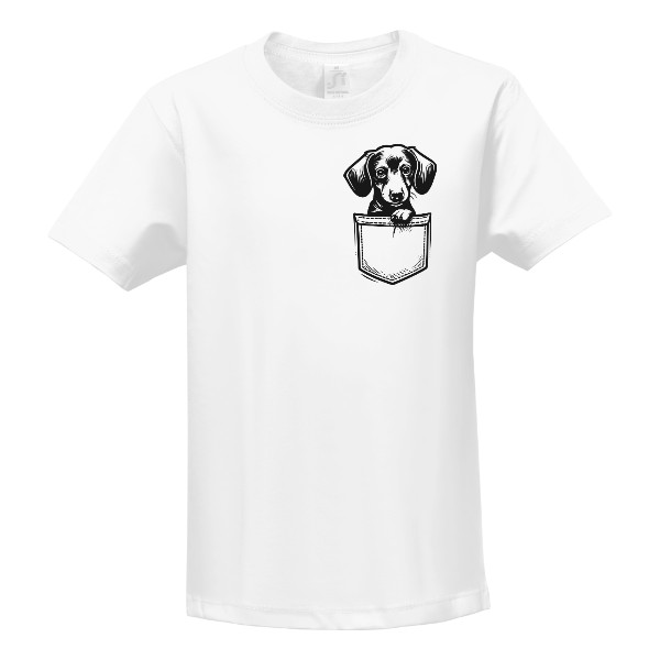 Dětské triko Jezevčík Pocket