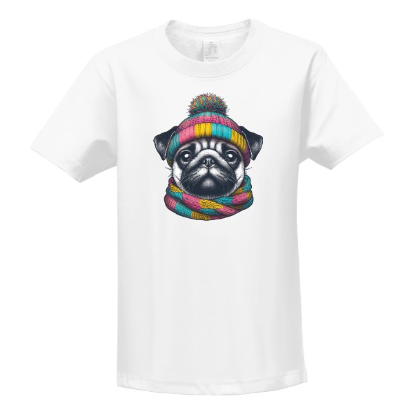 Dětské triko Mops kulich