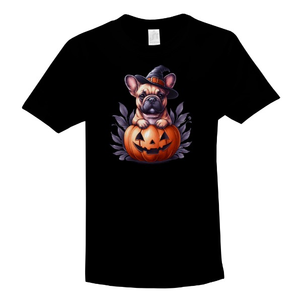 Fr. buldoček Halloween dětské triko