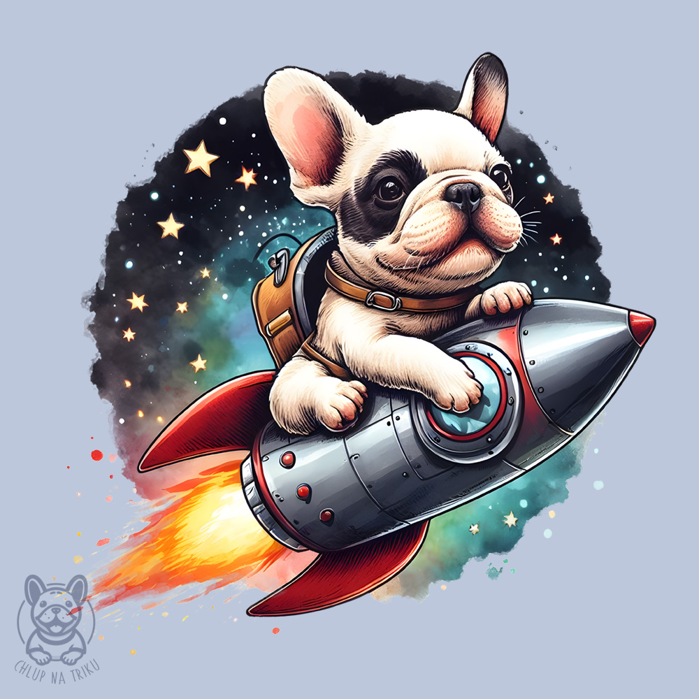 Fr. buldoček v raketě dětské triko