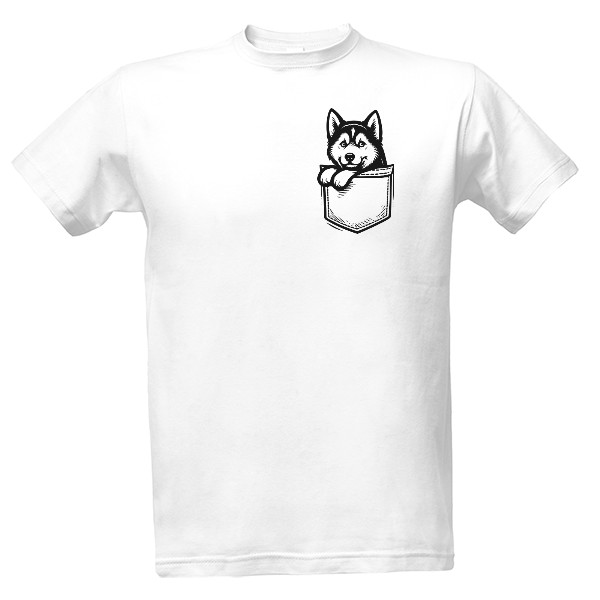 Pánské triko Husky Pocket