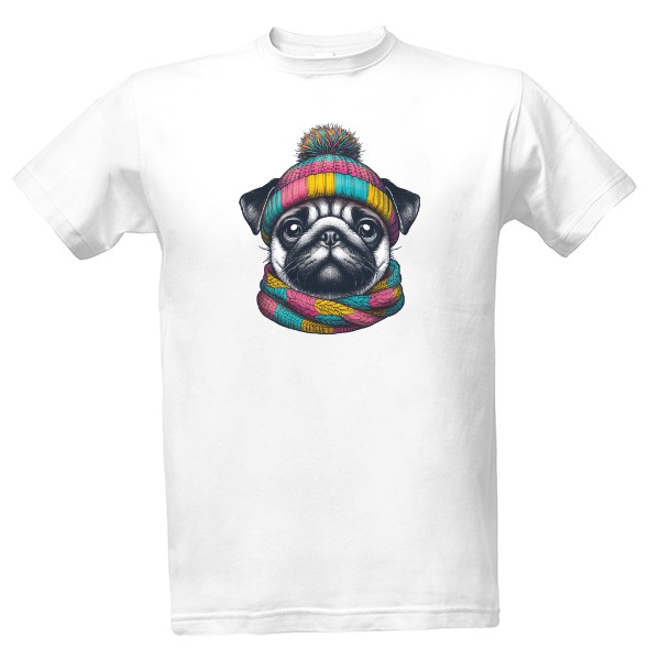 Pánské triko Mops kulich